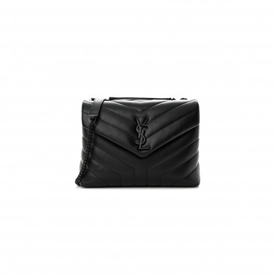 YSL LOULOU SMALL IN QUILTED LEATHER 494699DV7281000 (23*17*9cm)